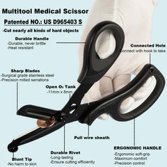 Fluoride-coated non-stick blades reduce sticking during use.