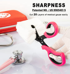 MEUUT trauma shears ergonomic soft-grip handle for precise control