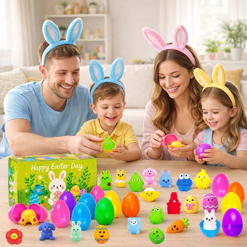 MEZHOBBY Easter eggs are easy to clean and reusable after adventures.