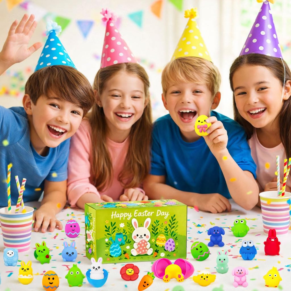 MEZHOBBY Easter eggs double as classroom prizes or party favors for events.
