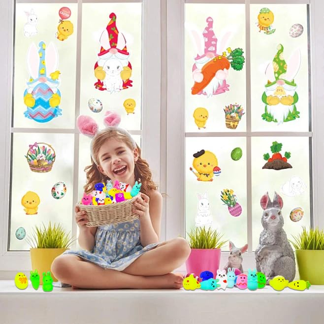 MEZHOBBY Easter Mochi Squishy Toys ideal classroom rewards and party favors.