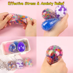 MEZHOBBY squishy fidget balls for adults to stay focused during work breaks.