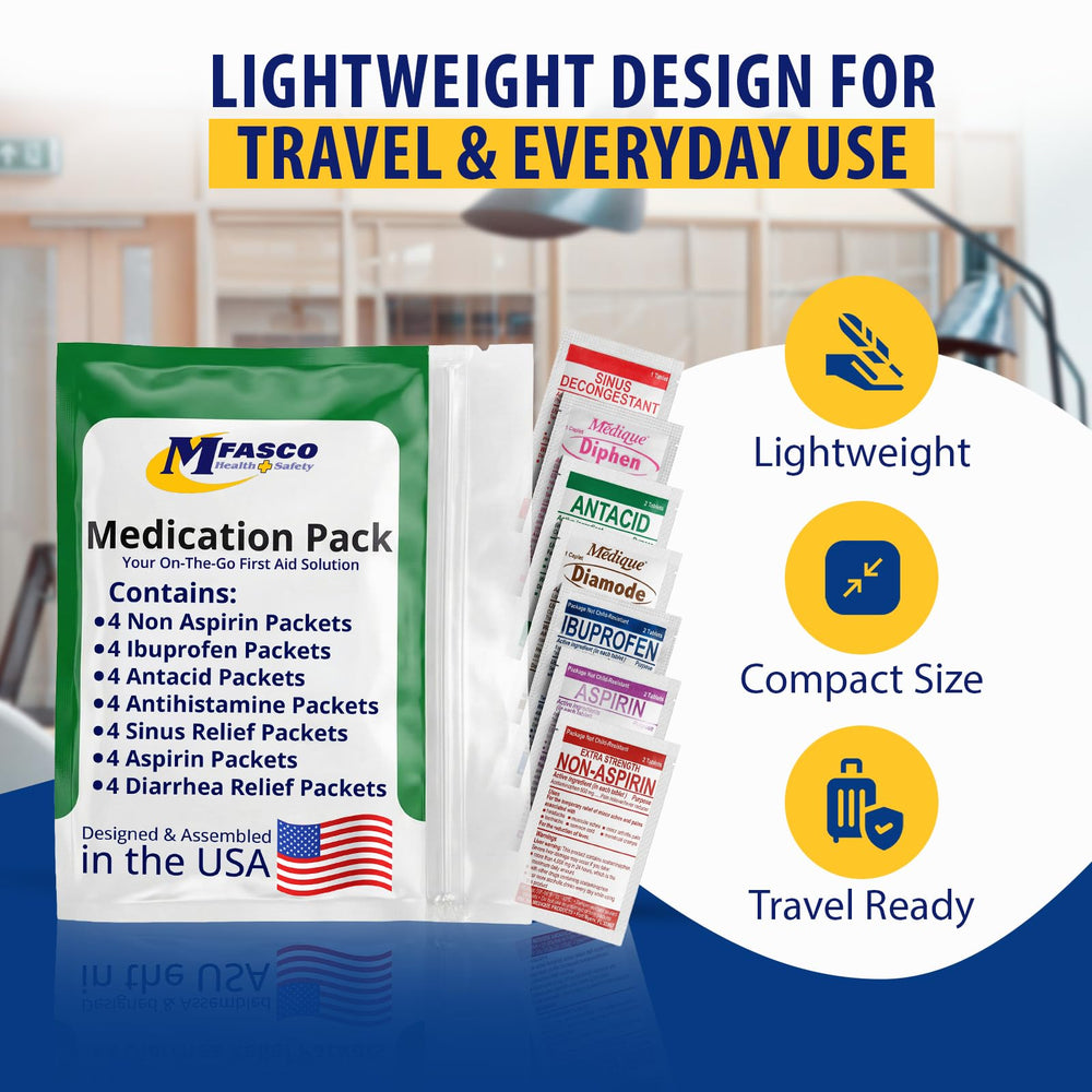 MFASCO 7-in-1 travel kit compact case ideal for on-the-go essentials