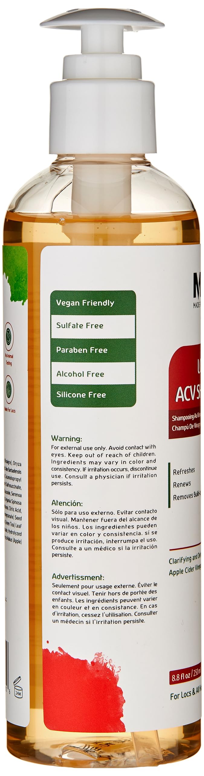 MFL Made For Locs aloe vera gel drop highlights soothing hydration