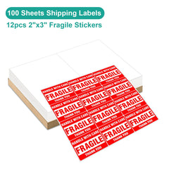 MFLABEL fragile stickers included for clear handling signals on packages.