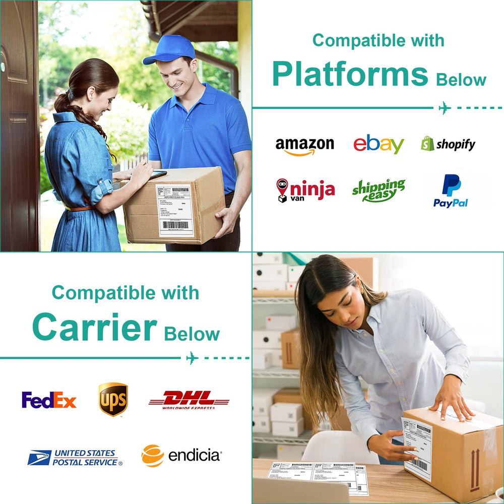 MFLABEL compatible with laser and inkjet printers for flexible use.