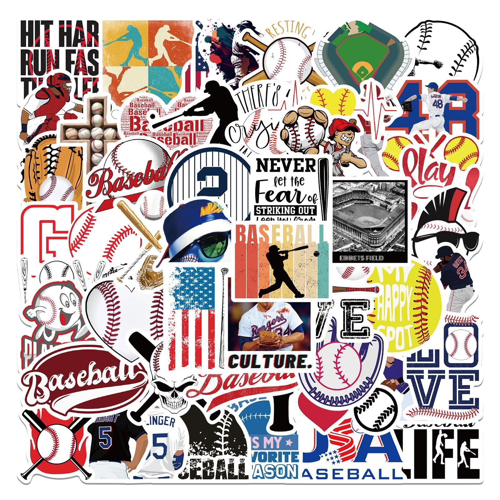 MFUXU baseball stickers make a thoughtful gift for kids and teens