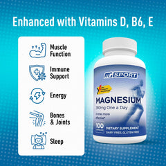 MGSPORT nighttime dosage scene showing simple single-capsule routine.
