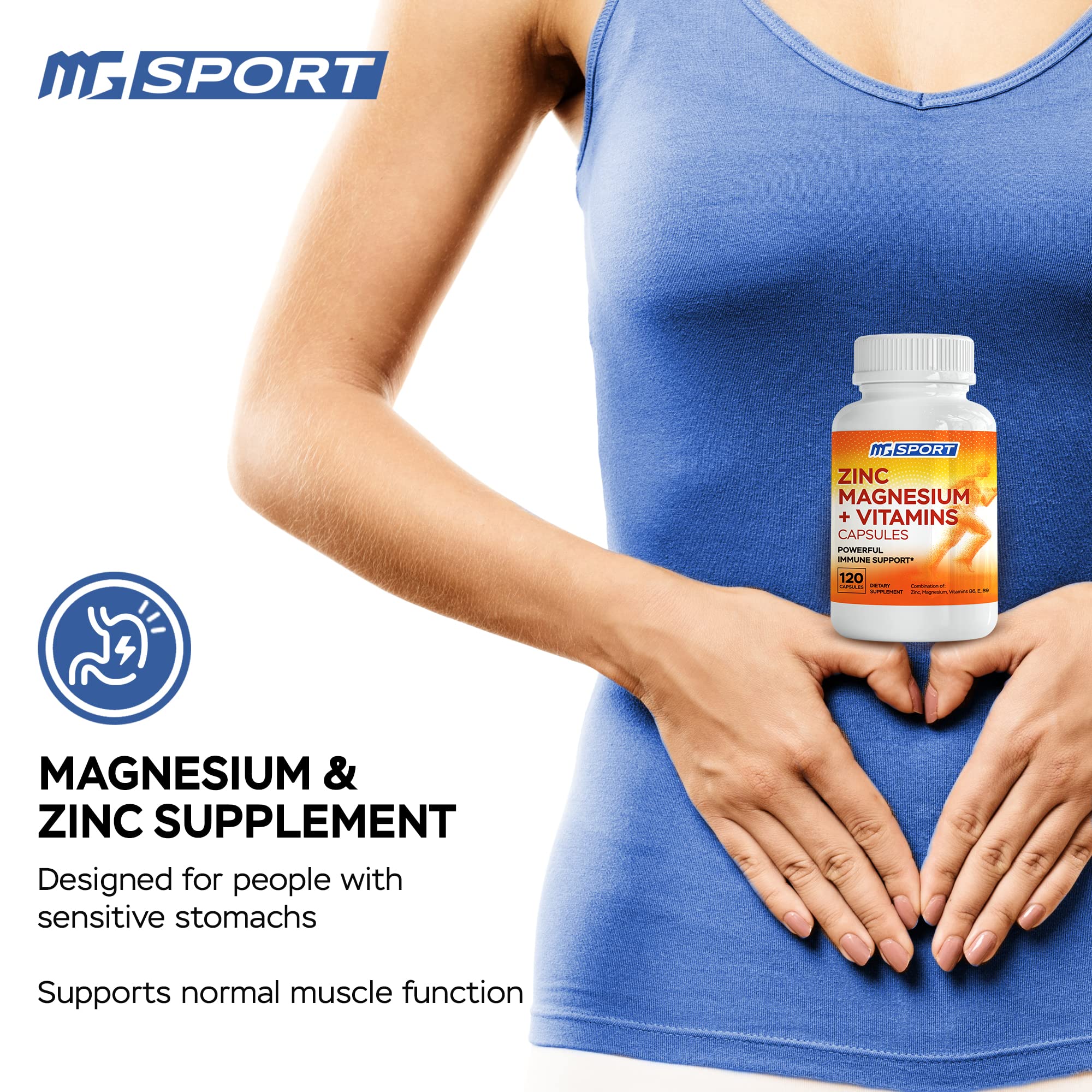 MgSport ZMA athlete recovery scene illustrating minerals for training support.