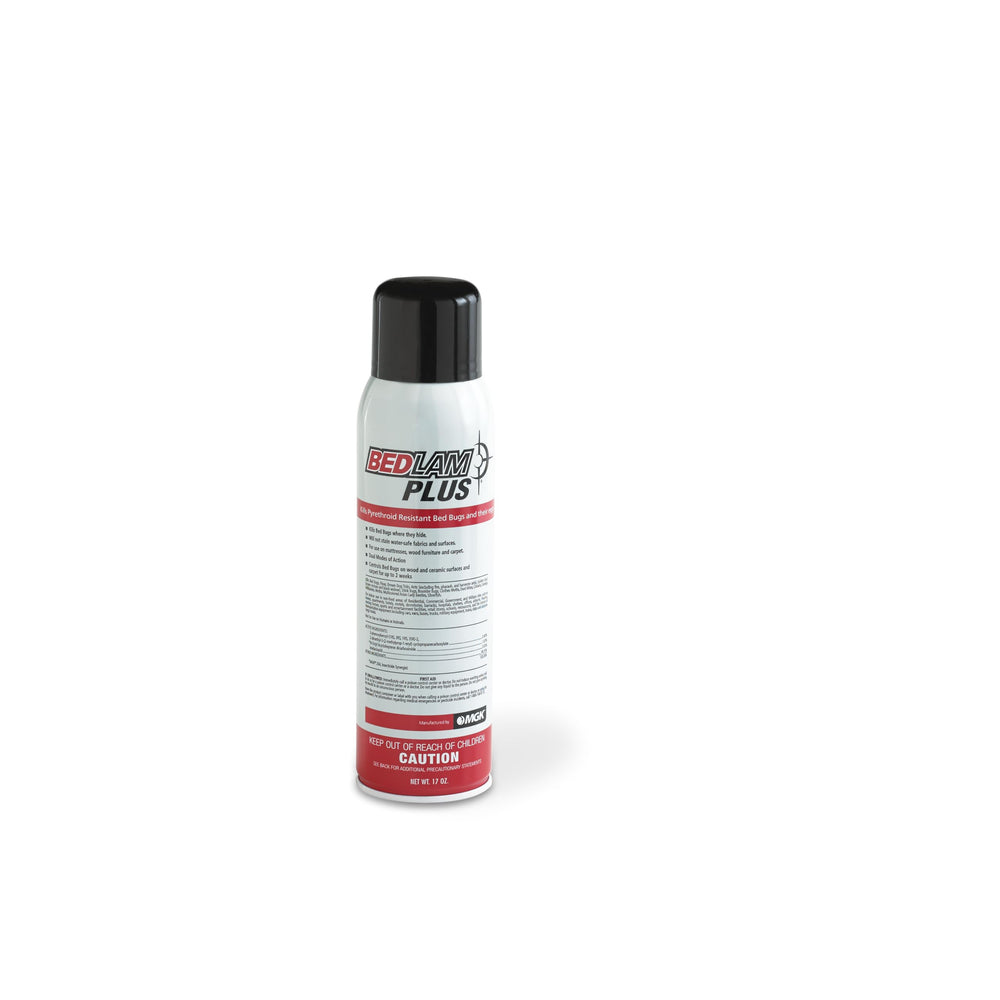 MGK Bedlam Plus bottle pour shows ready-to-use bed bug spray for indoor use.