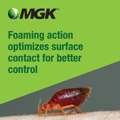 MGK Bedlam Plus wall and baseboard application shows versatile indoor use.