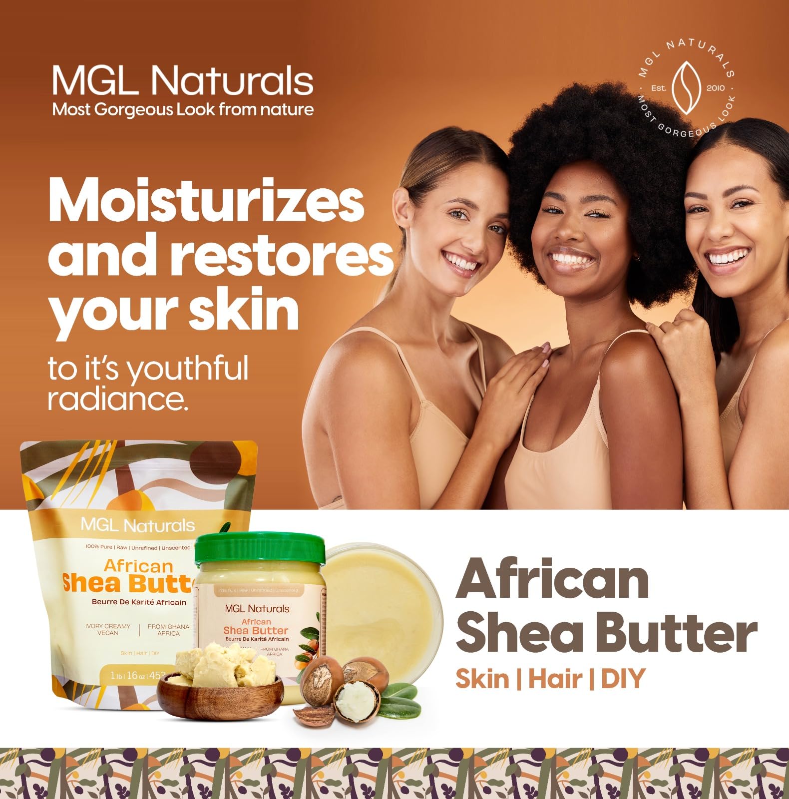 Massage use of MGL Naturals Shea Butter for relaxing sessions.