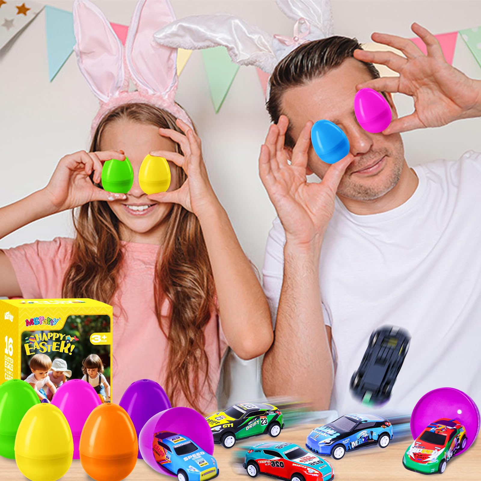 MGparty compact Easter toys fit baskets and pockets