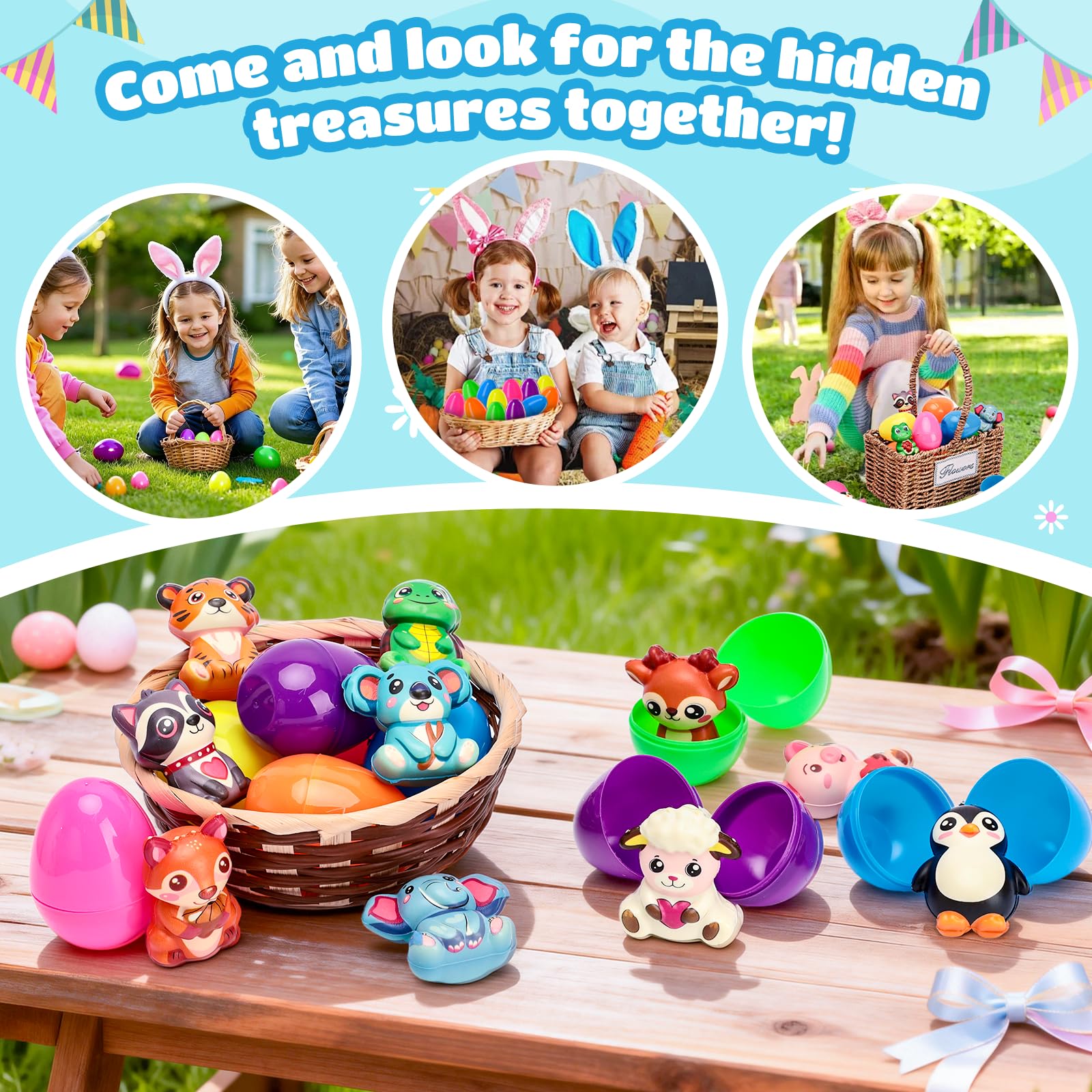 MGparty assorted squishy animals for imaginative play