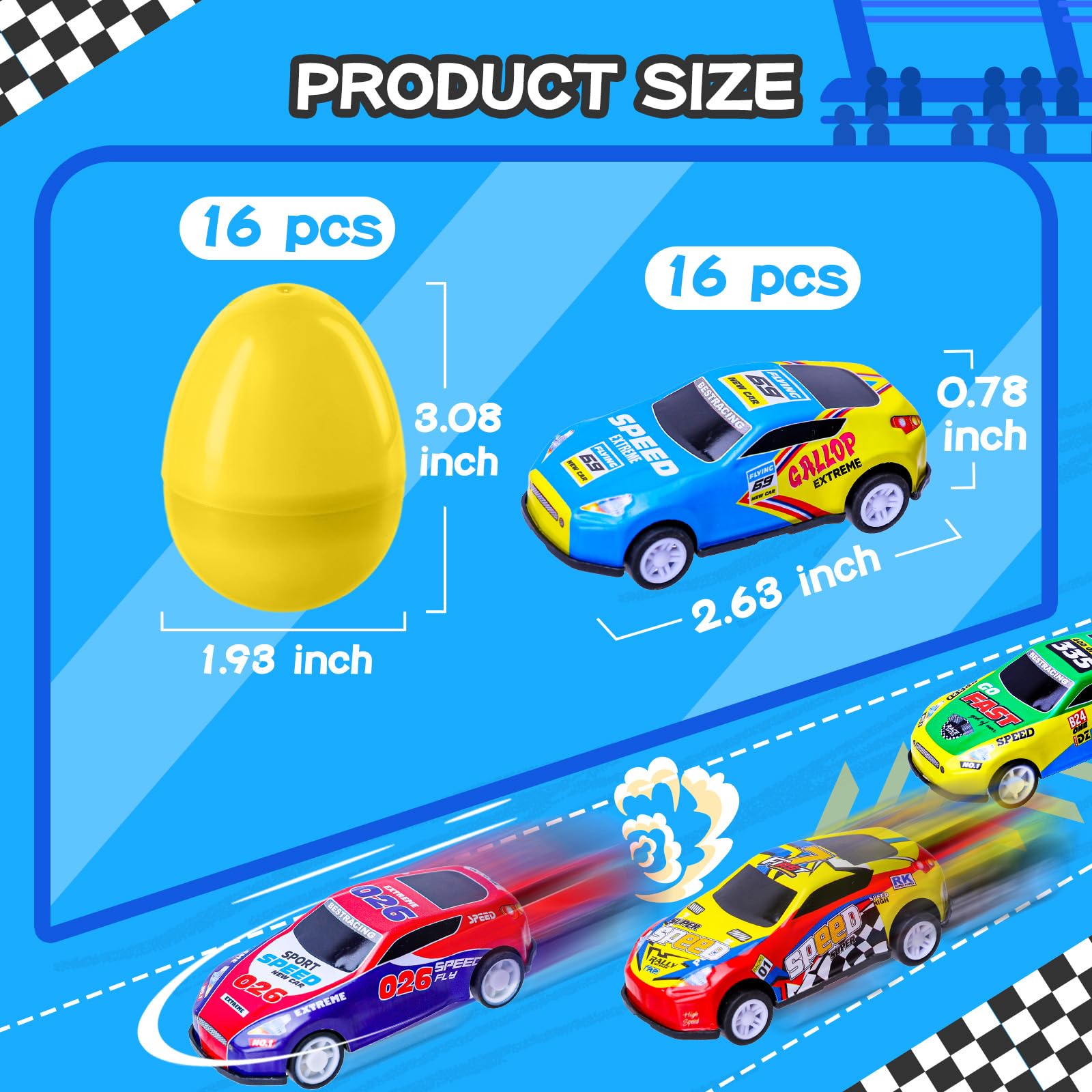 MGparty Easter basket fillers brighten celebrations with colorful mini cars