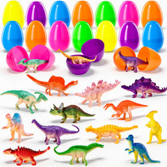 MGparty dinosaur toy inside Easter egg, ready-to-hide for celebrations