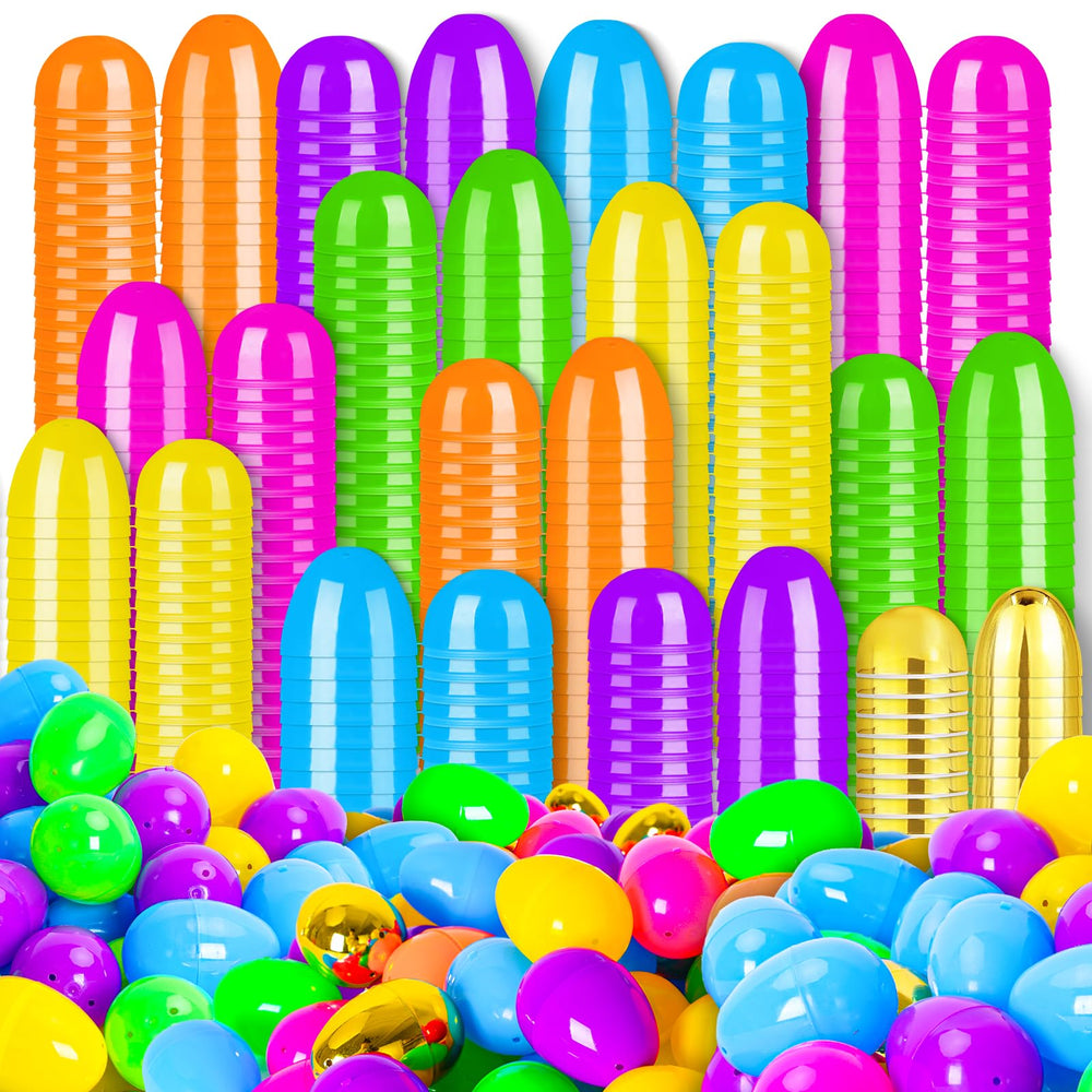 MGparty 150-piece Easter eggs set with colorful shells for large hunts.