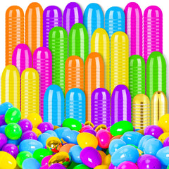 MGparty 150-piece Easter eggs set with colorful shells for large hunts.