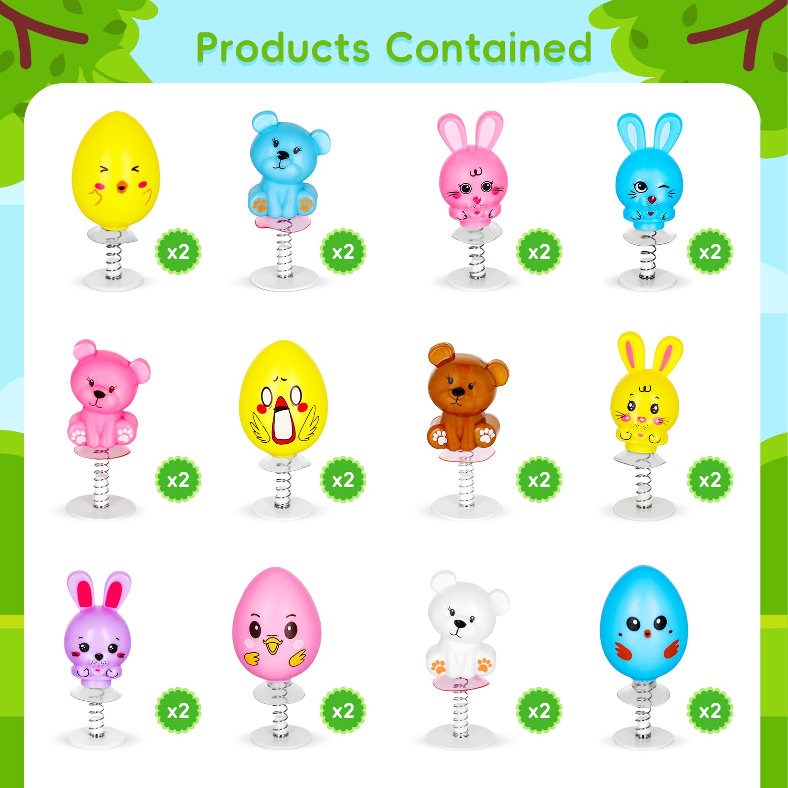 MGparty Easter jumping popper egg showcases vibrant hues ideal for classroom prizes.