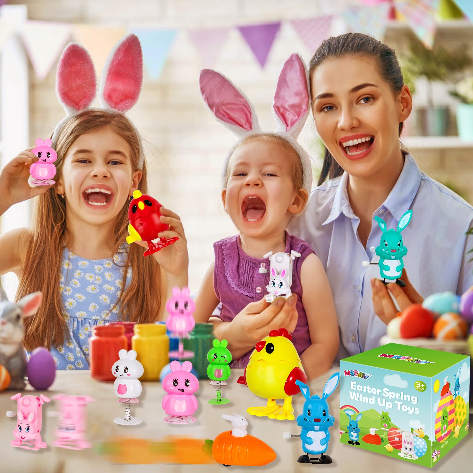 MGparty Easter wind-up chick: cute chick design for Easter baskets.