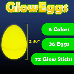 MGparty mini glow sticks in multicolor for bright visibility