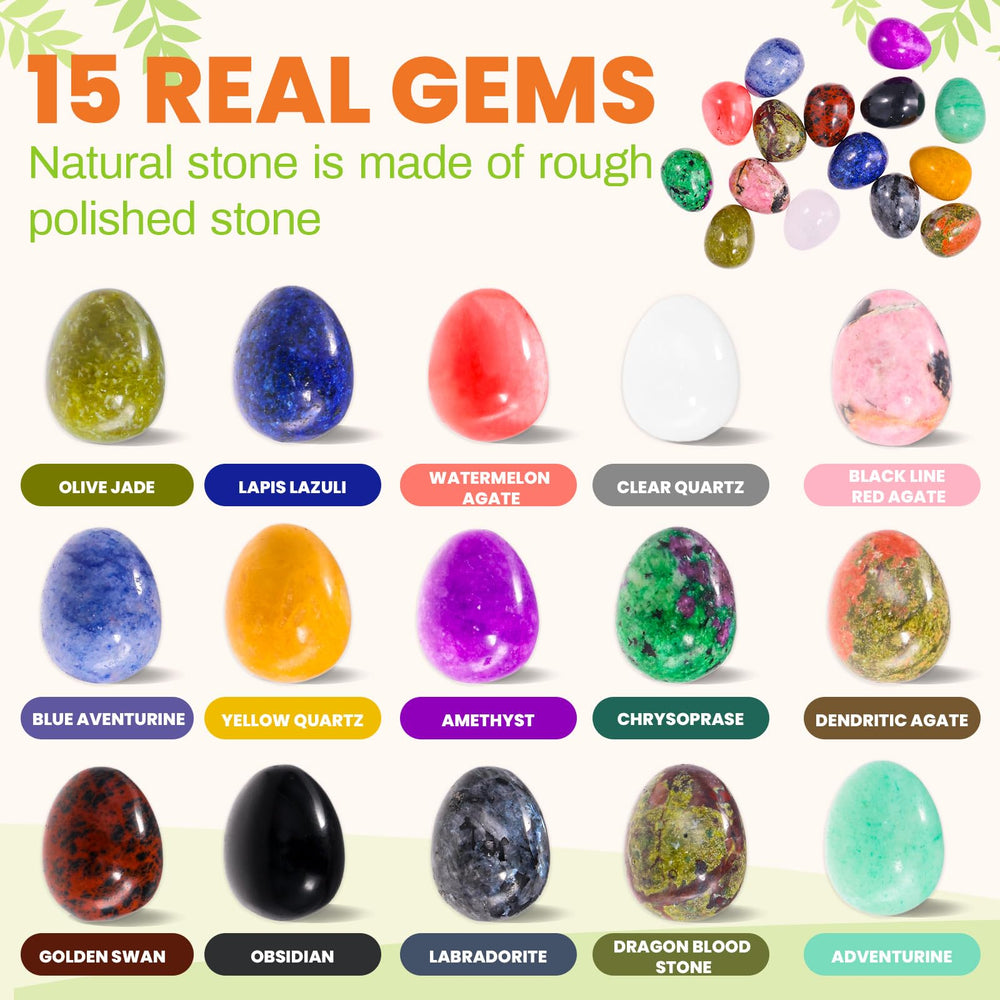 MGparty prefilled egg featuring jasper stone, ready for classroom prizes