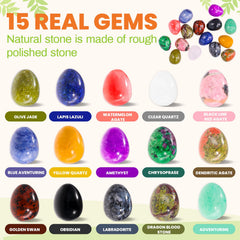 MGparty prefilled egg featuring jasper stone, ready for classroom prizes