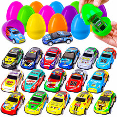 MGparty pull-back cars inside Easter eggs spark quick fun during playtime