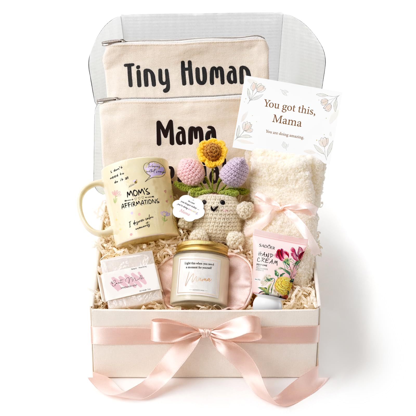 MHSMHL Mama care package affirmations mug supports daily self-care moments