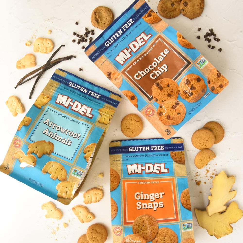 Mi-Del ginger snaps enjoyed with tea for a comforting break.