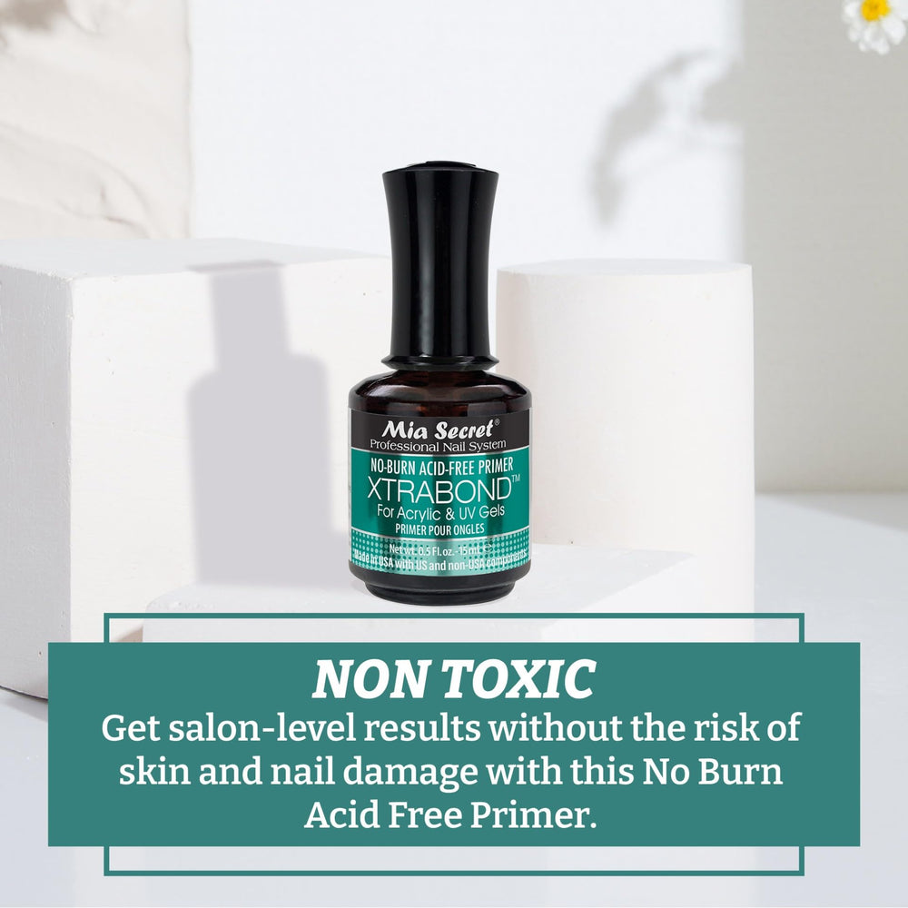 Application of nail dehydrator on natural nails with Mia Secret