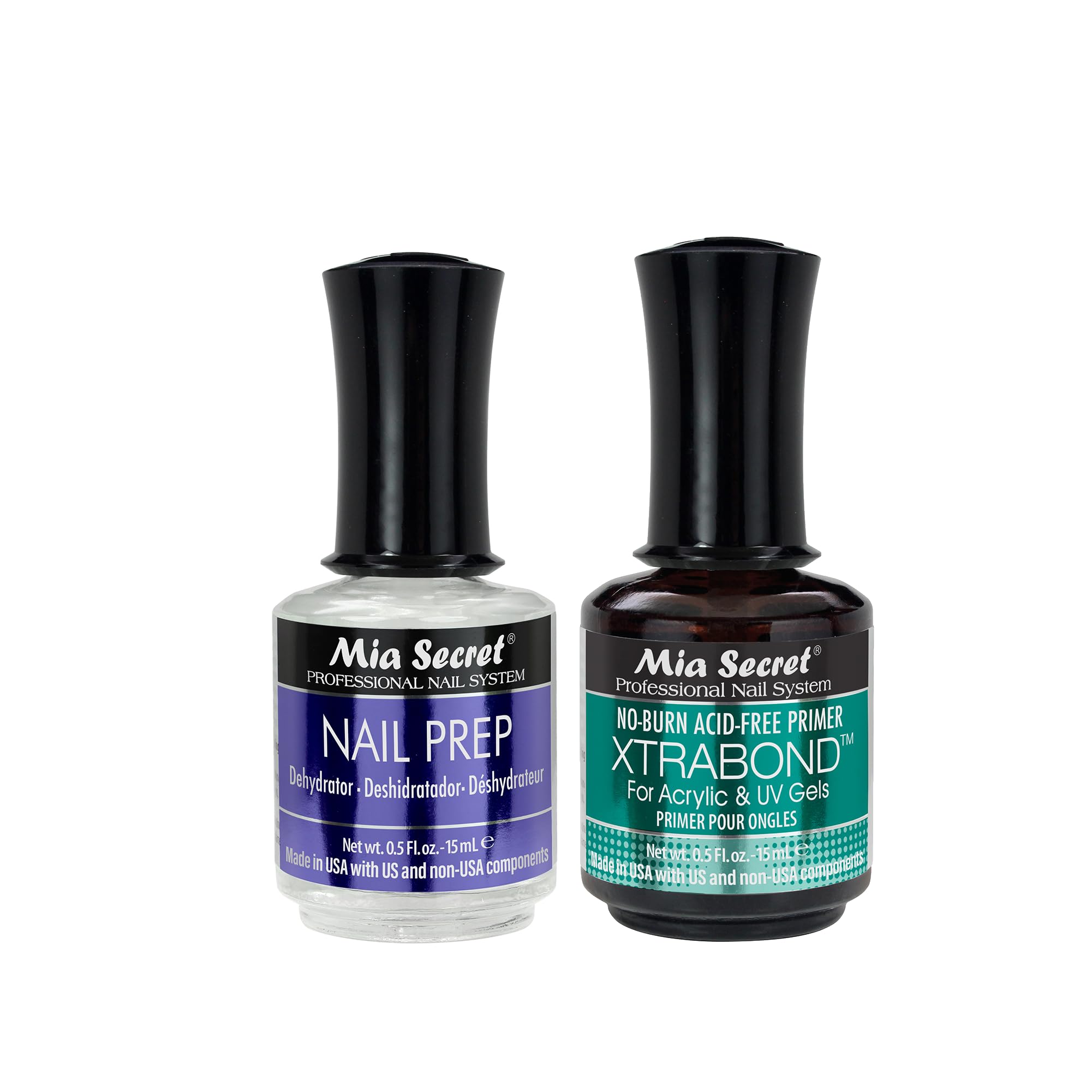 Mia Secret Nail Prep Dehydrator bottle shown for salon-grade adhesion preparation
