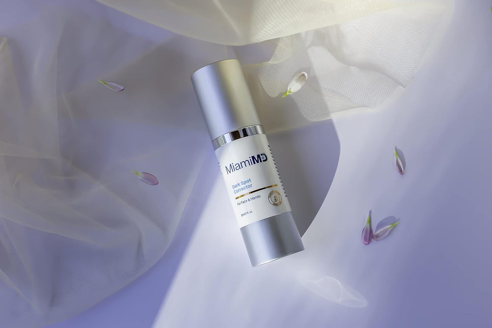 MiamiMD serum packaging with clear labeling and branding.