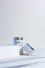 MiamiMD tube pump dispenses the cream with controlled ease.