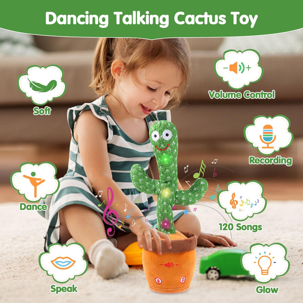 MIAODAM Cactus Toy records and replays your voice for fun interaction.