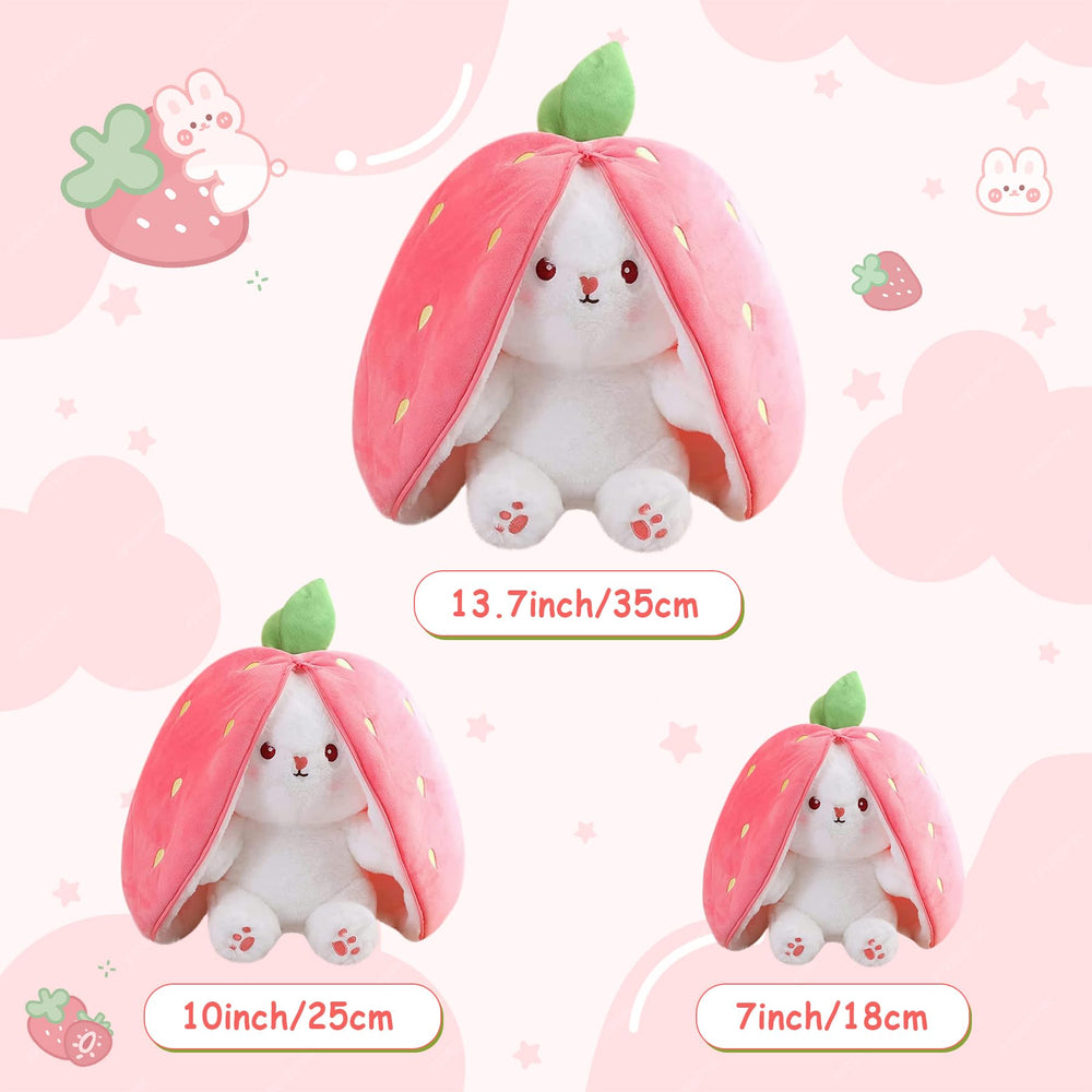 MIAODAM soft bunny plush doubles as a comfy pillow.