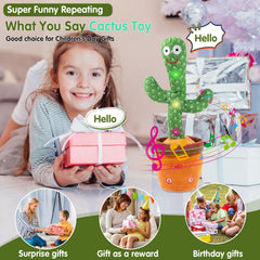 MIAODAM Talking Cactus Toy offers 120 songs in multiple languages for variety.