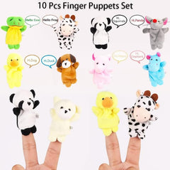 Miaopen rabbit finger puppet ideal for early language practice and pretend play.