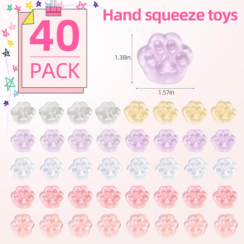 Miaopen cat paw squishy toy mini size fits pockets for on the go relief.