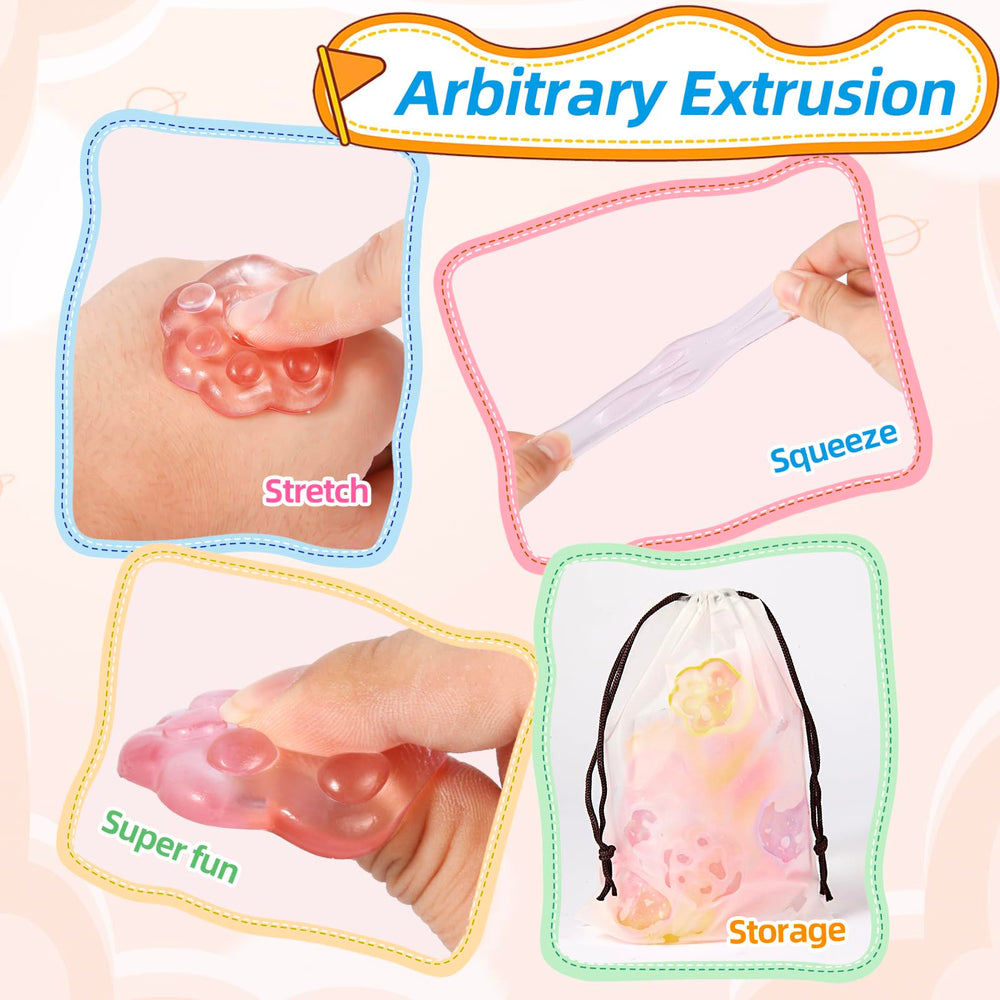 Miaopen cat paw squishy toy soft TPR texture provides satisfying play.
