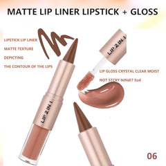 MiaSarah brown gloss closeup highlighting dimension and a smooth finish.
