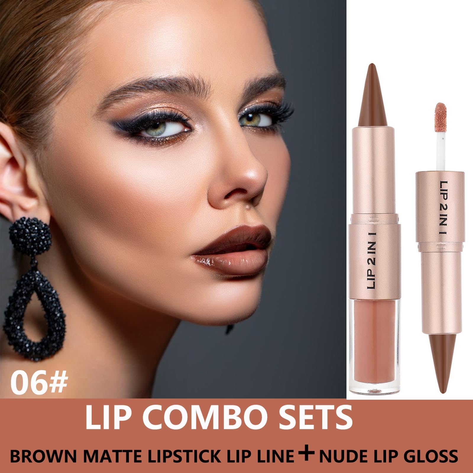 MiaSarah nude brown lip liner closeup showing sharp definition and control.