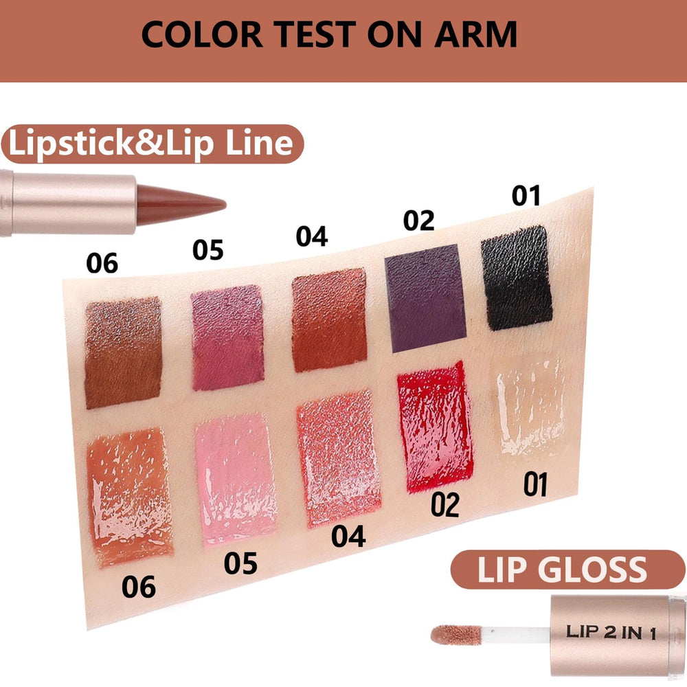 MiaSarah waterproof lip kit ideal for all-day wear in any weather.