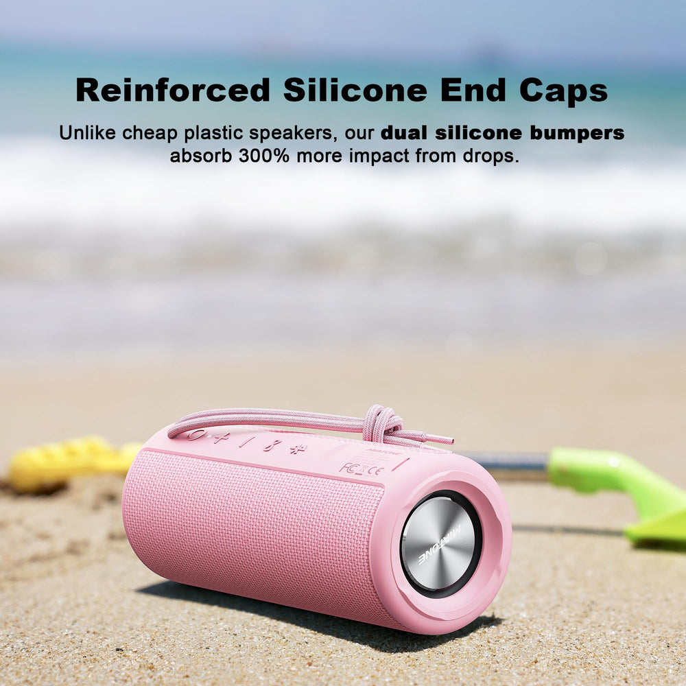 MIATONE Boombox pink design detail emphasizes premium finish.