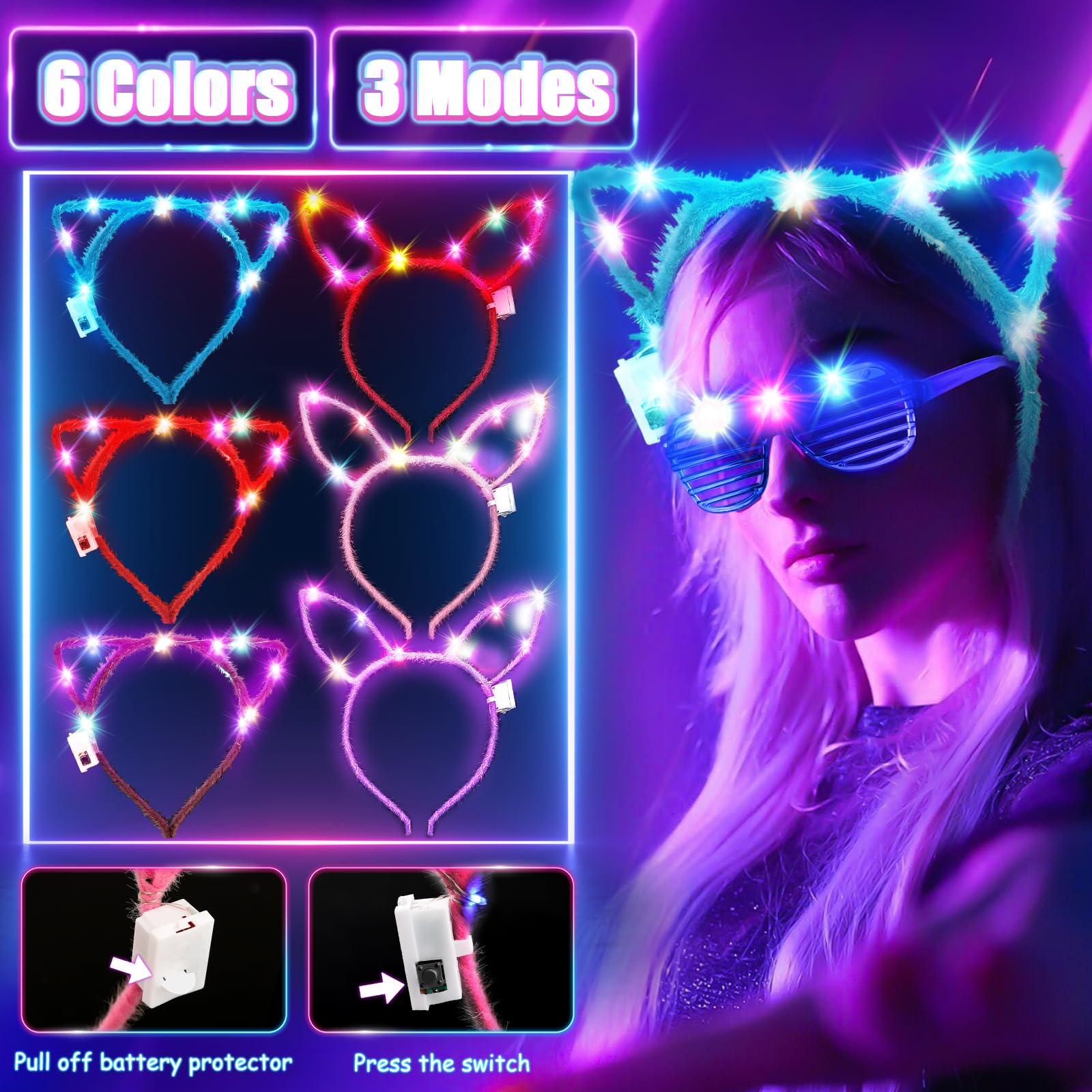 MIBOTE LED finger lights provide portable glow for games and selfies.