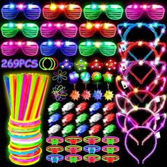 MIBOTE LED glow glasses illuminate parties with bright, kid-friendly lighting.