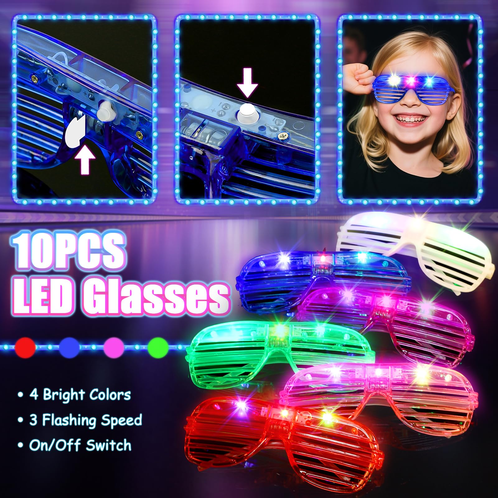 MIBOTE light-up rings spark playful glow at parties and celebrations.