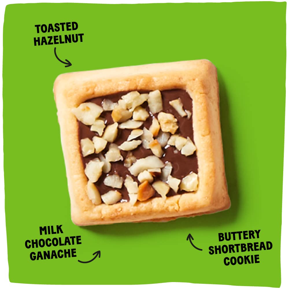 Michel et Augustin butter from France enriches each hazelnut shortbread.