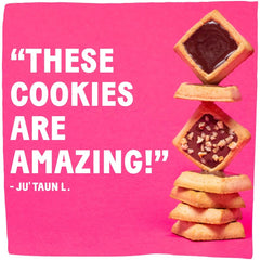 Michel et Augustin individually wrapped cookies keep freshness for on-the-go snacking.