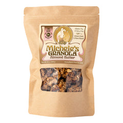 Michele’s Granola Almond Butter bag 12oz showing wholesome gluten-free oats.